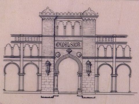 6. Ingresso verso il mare dell’hotel Excelsior, Lido di Venezia, 1905