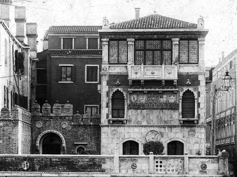 12. Veduta della palazzina Nigra sul Canal Grande, post 1904