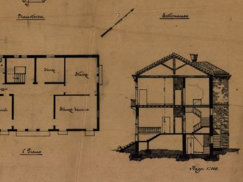 13. Piante della villa in via Negroponte, Lido di Venezia, 1911