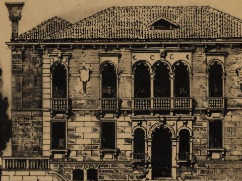 14. Prospetto della villa in via Negroponte, Lido di Venezia, 1911