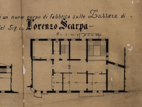 17. Piante per un nuovo corpo di fabbrica sulle Zattere, 1907