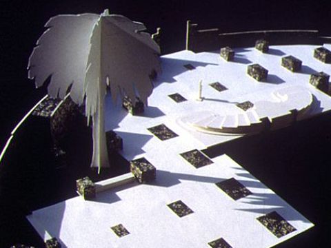 12. Giardino villa Lante: plastico, Roma, 2000