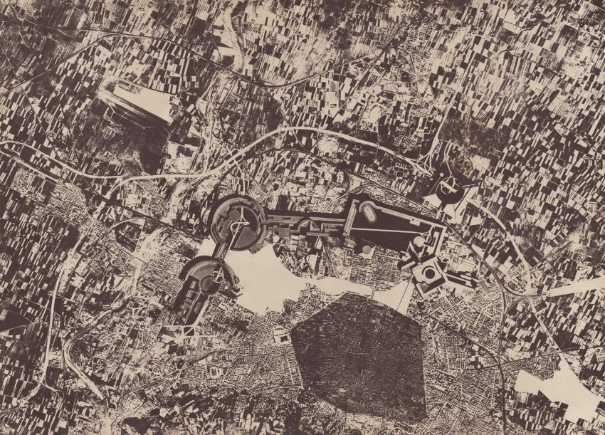 9. Fotomontaggio su Bologna, 1967