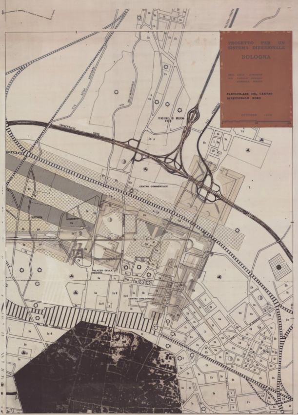 17. Planimetria con particolare del centro direzionale nord, ottobre 1966