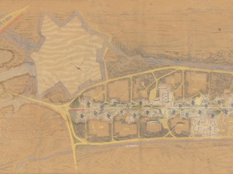 19. Case a San Giuliano, planimetria, 1958