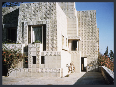 F.L. Wright, Ennis House, 1923, Los Angeles, California
