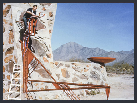 F.L. Wright Taliesin West, 1911–50, immagini della comunità, Scottsdale, Arizona