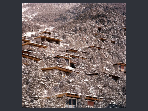 Villaggio Agip a Corte di Cadore - Case del primo lotto, s.d.
