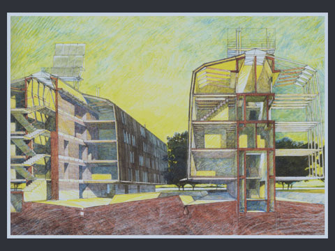 8. Progetto di concorso per la ristrutturazione dell'area ex Junghans a Venezia, 1995 