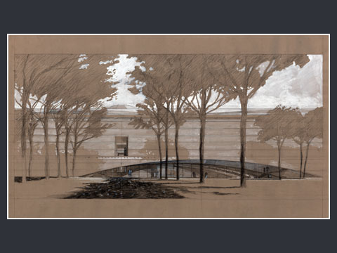 19. Progetto di concorso per il padiglione Italia ai giardini della Biennale di Venezia, 1988 
