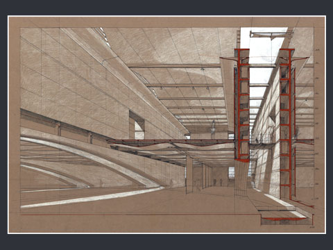 20. Progetto di concorso per il padiglione Italia ai giardini della Biennale di Venezia, 1988 