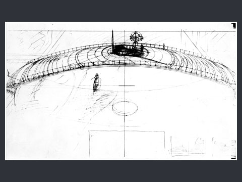 24. Progetto di concorso per il ponte dell'Accademia a Venezia, 1985 (Collezione Francesco e Bastiana Dal Co) 
