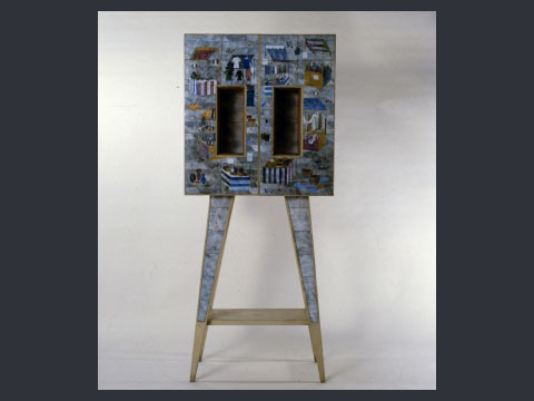 La liaison con Gio Ponti - De Poli-Ponti, Mobile Scrigno mercato, 1941