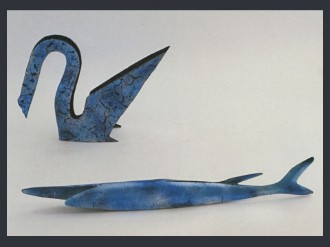 Bestiario. De Poli-Ponti, Cigno e Pesce, 1956