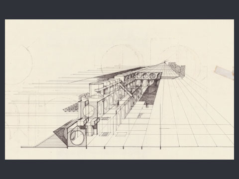 2. Proposta di ristrutturazione dei Lungotevere a Roma, 1966