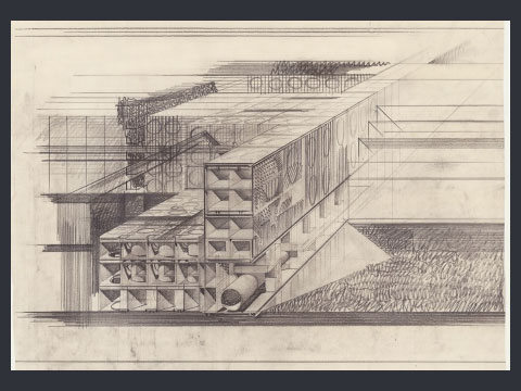 4. Progetto di strada costruita tra Roma e Latina, 1967