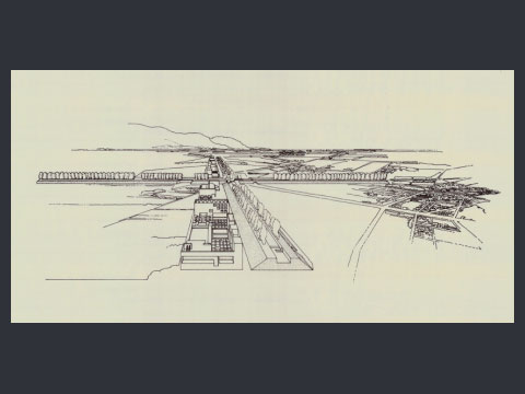 16. Studi per il concorso per il centro urbano e il centro direzionale di Latina, 1972