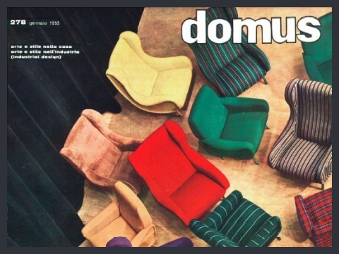 24. Domus 279, 1953, Poltrone Senior e Lady, M. Zanuso