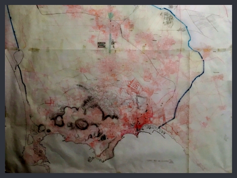 24. Canale navigabile e arcipelago delle "zolle" area a nord di Napoli, planimetria generale, 2003