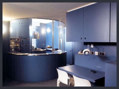 Cini Boeri, interni, Milano, 1971