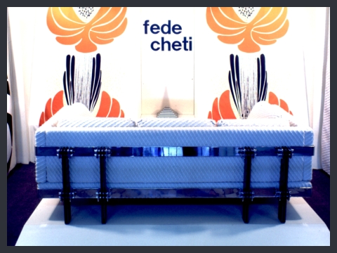Fede Cheti, stand all'Eurodomus 3, Milano, 1970