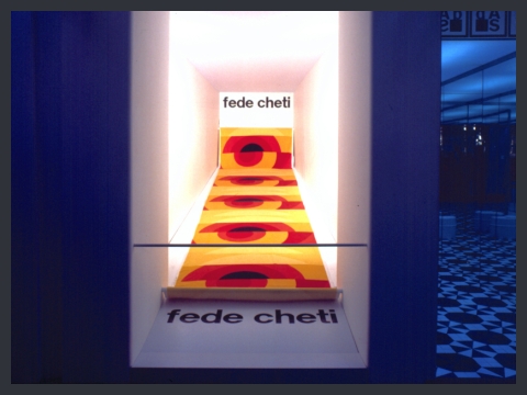 Fede Cheti, stand all'Eurodomus 3, Milano, 1970