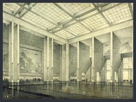 20. Stazione di Firenze di S.M. Novella. Atrio-biglietterie, 1933