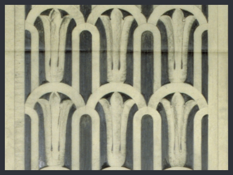 23. Tempio votivo. Transenna del portico, 1935