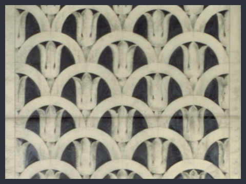 24. Tempio votivo. Transenna del portico, 1935
