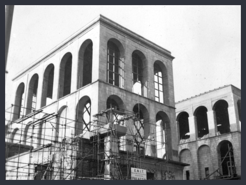 18. Arengario. Il cantiere, 1938