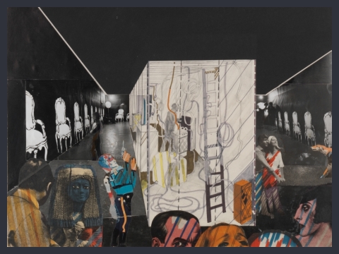 4. Allestimento "Il concerto", Palazzo Costanzi, Trieste, 1969