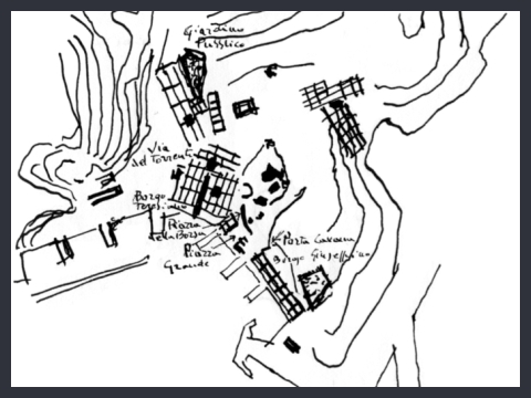 15. Studio sulla struttura urbana di Trieste, 1969