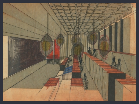 13. Progetto per la scuola media di Oriago, 1968