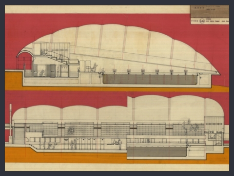 18. Progetto per una piscina coperta al Lido di Venezia, 1979