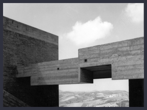 18. Collegi universitari a Urbino, foto Kunstgewerbeschule-Zurigo, 1965