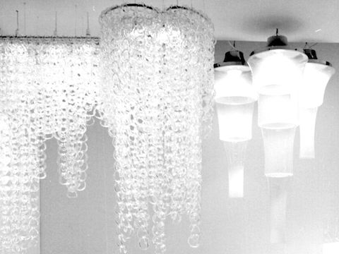14. Stand con lampade in vetro soffiato, 1967