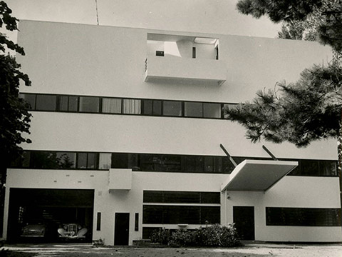 15. Villa Stein-de-Moizie a Garches di Le Corbusier, 1955