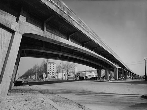 6. Sovrappasso di viale Cerosa a Milano, 1958