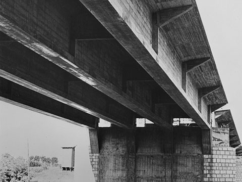 7. Ponte canale sul Rio Forma Quesa a Pontecorvo (Frosinone). 1959