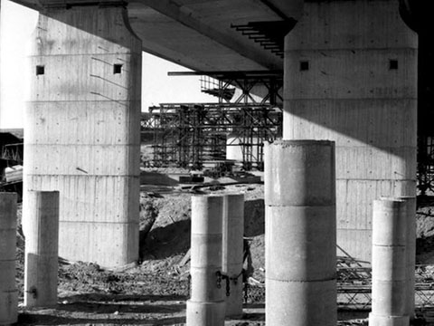 21. Ponte per l'autostrada Venezia-Trieste, sul Meduna, 1972