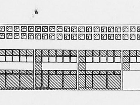 18. Prospetto sud liceo scinetifico, s.d.