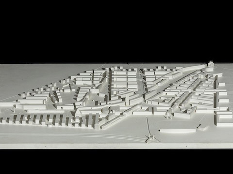 20. Masterplan Kirchsteigfeld, Potsdam, modello, 1992