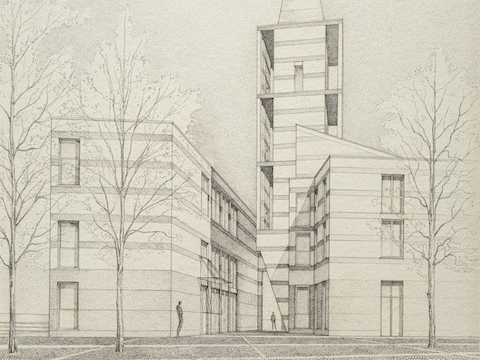 23. Centro evangelico a Kirchsteigfeld, Potsdam, 1997