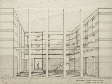 24. Centro evangelico a Kirchsteigfeld, Potsdam, 1997