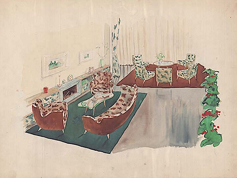 14. Studi di interni e arredamenti, anni ’50 e ’60