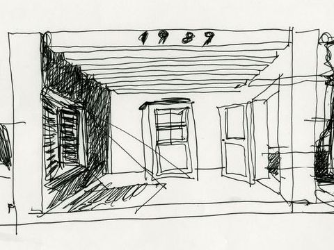 12. Mobile contenitore Portafinestra, 1989