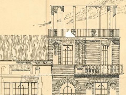 4. Club operaio e palestre, particolare, ca. 1932