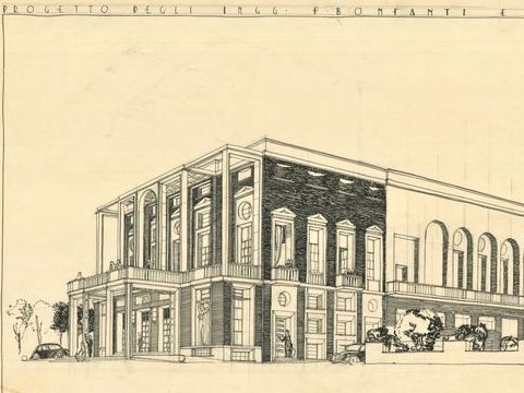 9. Progetto del nuovo teatro di Valdagno, 1935