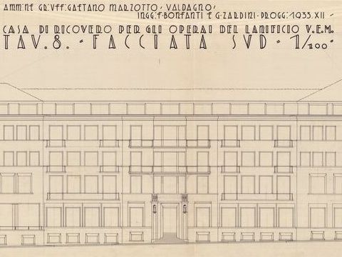 13. Casa di ricovero per operai del Lanificio VEM, 6 febbraio 1934