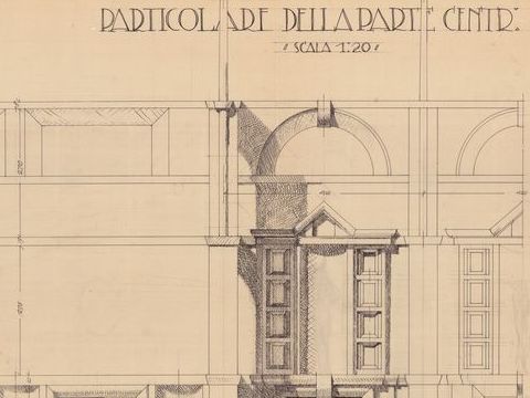 20. Nuovo campo sportivo Marzotto. sezione e particolare, novembre 1930